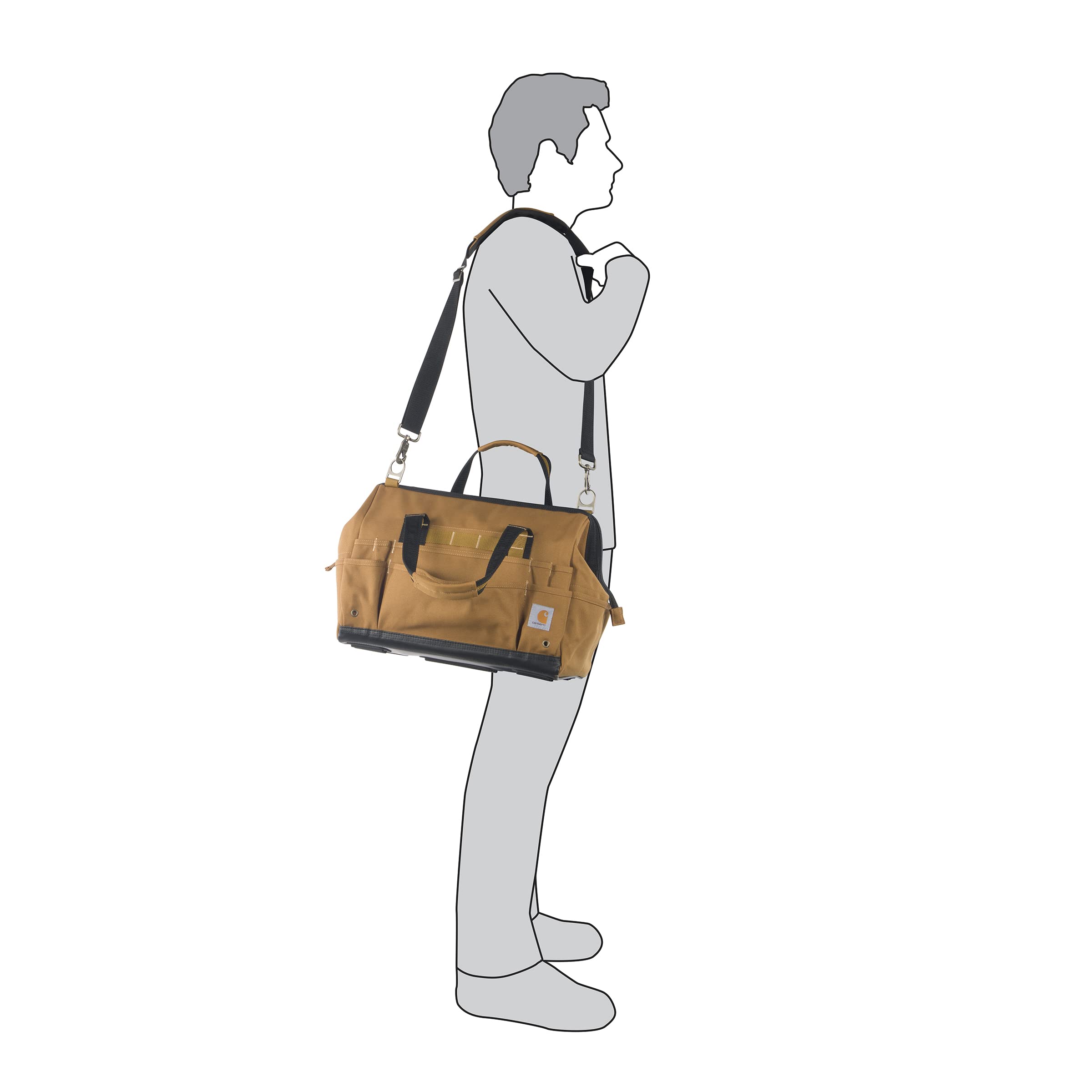 Amazon.co.jp: Carhartt カーハート Legacy Tool Bag 16-Inch